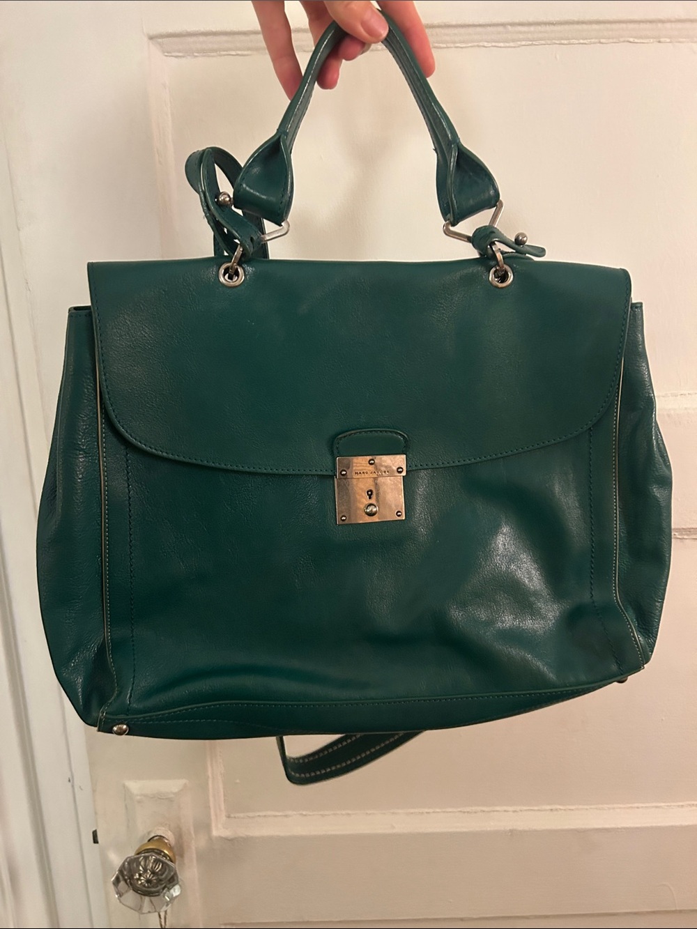 Green MARC JACOBS Leather Satchel Handbag - Unbranded